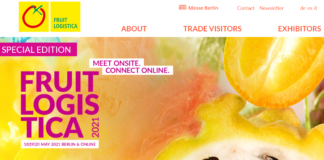 Саемот за овошје и зеленчук Fruit Logistika се поместува за мај 2021 година со можност и за онлајн учество
