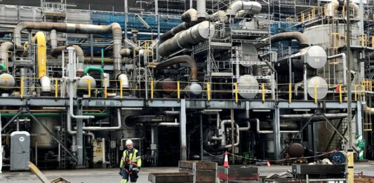 Yara ammonia plant in Porsgrunn, Norway REUTERS/Lefteris Karagiannopoulos
