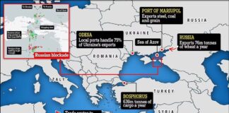 Русите ги блокираат главните трговски рути на Украина. Тоа може да влијае на трговијата со повеќе суровини и метали