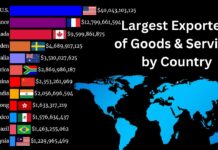 Најголеми извозници на стоки и услуги во светот (1960-2024)