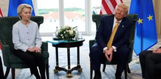 САД и ЕУ избегнаа трговска војна со договор за царина од 15% Фото: Reuters