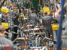 Вработеноста во германската автомобилска индустрија на најниско ниво во повеќе од една деценија