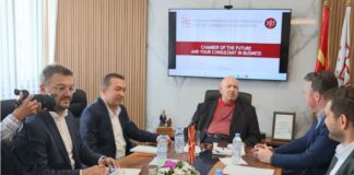 Правилата за патување во ЕУ за земјава и инфраструктурните инвестиции, тема на средбата на вицепремиерот Николоски во Стопанската комора