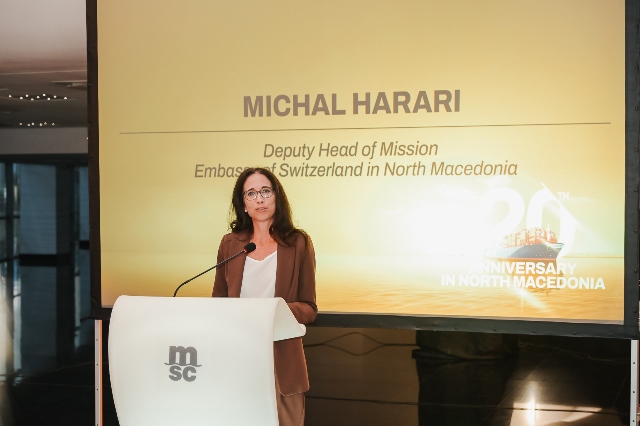 Michal Harari, заменик-амбасадорка на Швајцарија во РС Македонија.