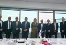 Матео Патроне, потпретседателот на ЕБОР во прва официјална посета на земјата